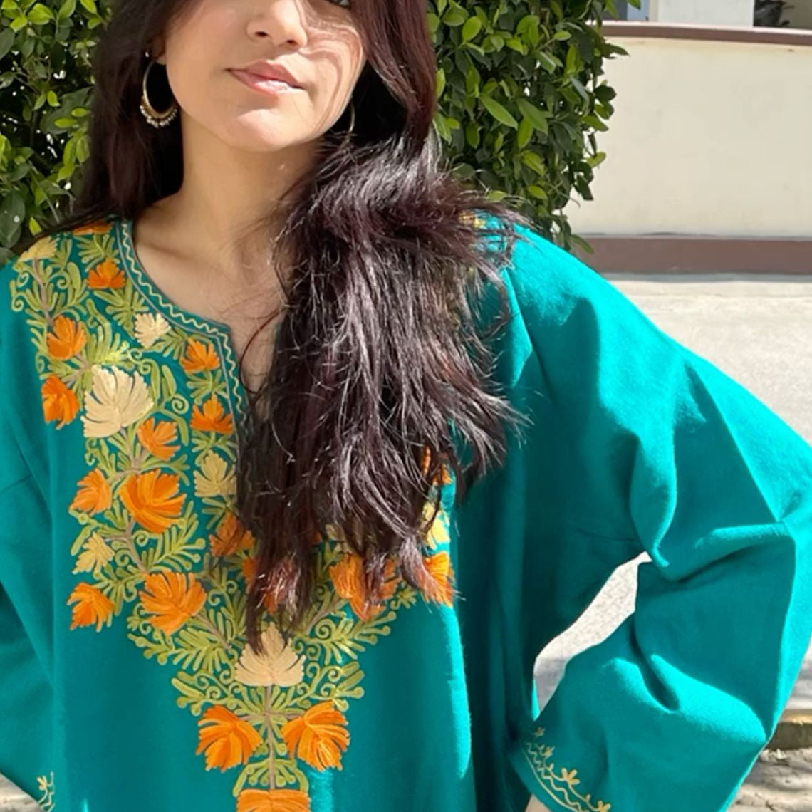 Kashmir trendy casual Pheran
